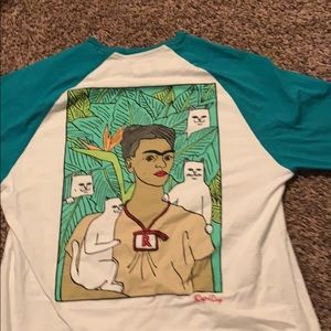 RIPNDIP Frida Kahlo Baseball Tee